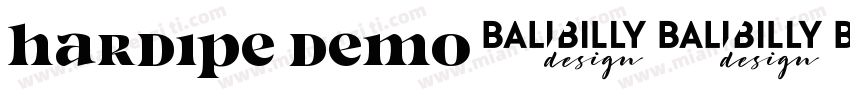 Hardipe DEMO字体转换